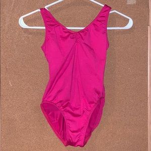 Dark pink leotard